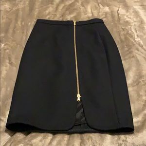 J. Crew black wool pencil skirt